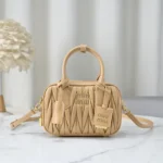 Miu Miu Arcadie Matelassé Nappa Leather Bag