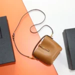 Saint Laurent LE 37 mini in shiny leather